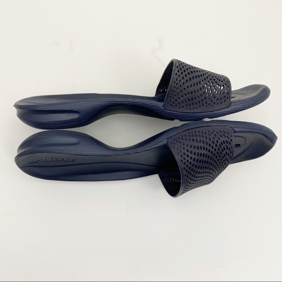 🌷SPEEDO Atami II Max Navy Blue Rubber Flat Slides - Picture 3 of 7